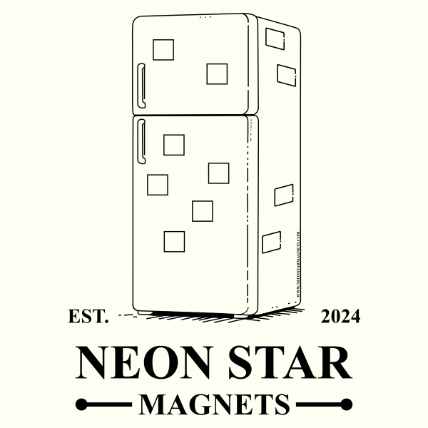 Neon Star Magnets